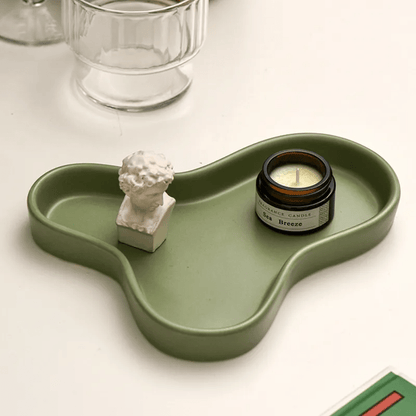 Irregular Pastel Coloured Ceramic Display Tray