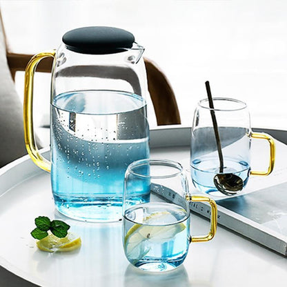 Isle of Capri Glass Pitcher Set