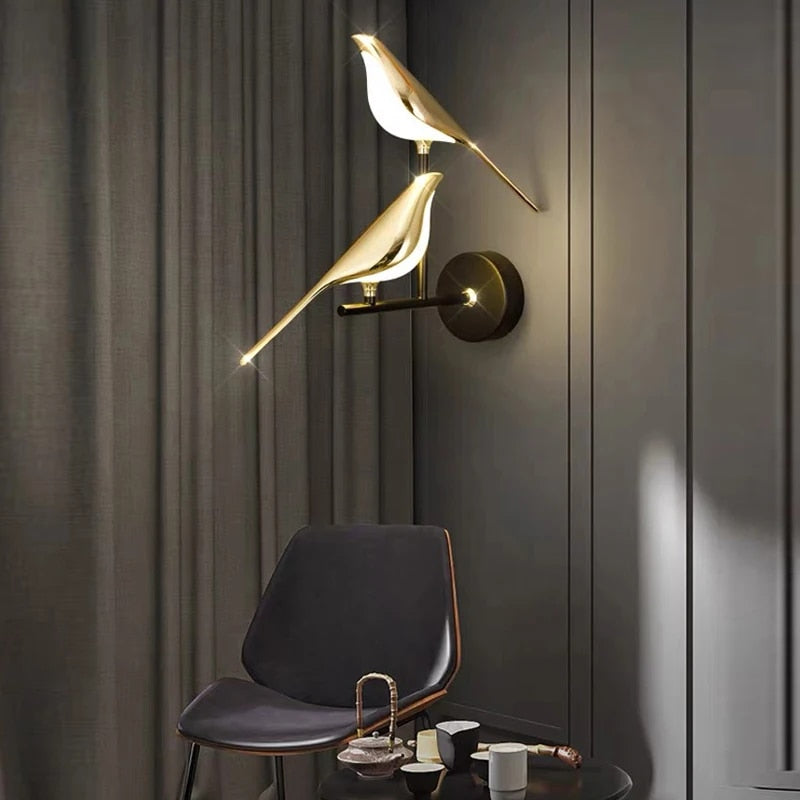 WingSpan - Bird Wall Lamp 360° Rotatable