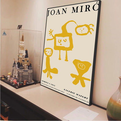 Joan Miro Vintage Abstract Exhibition Posters