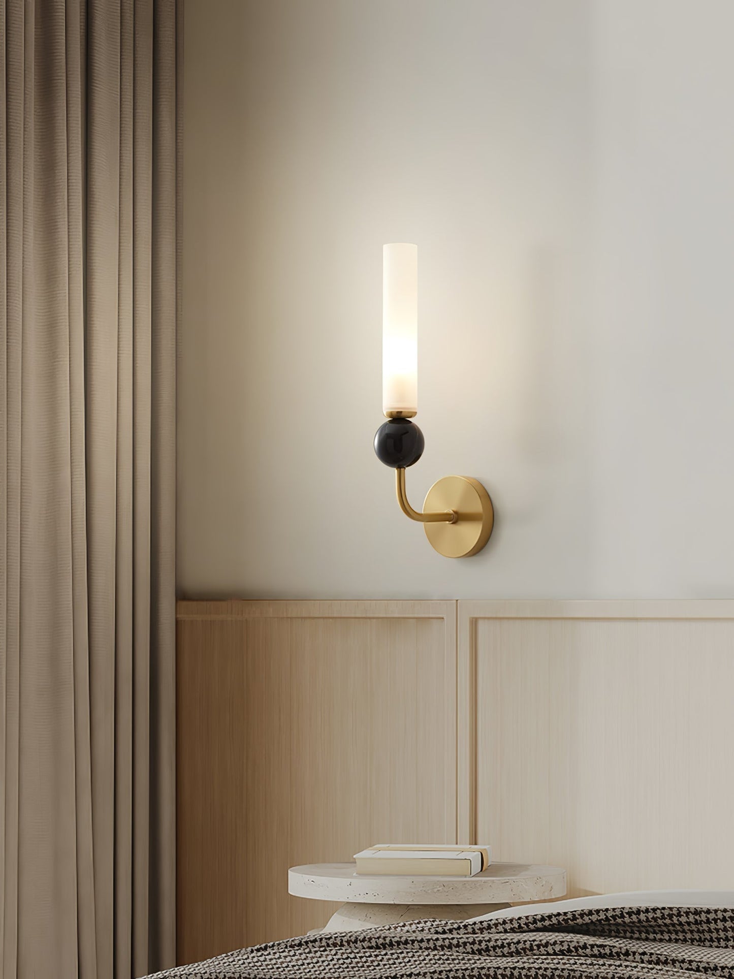 Jolie Marble Vertical Wall Light