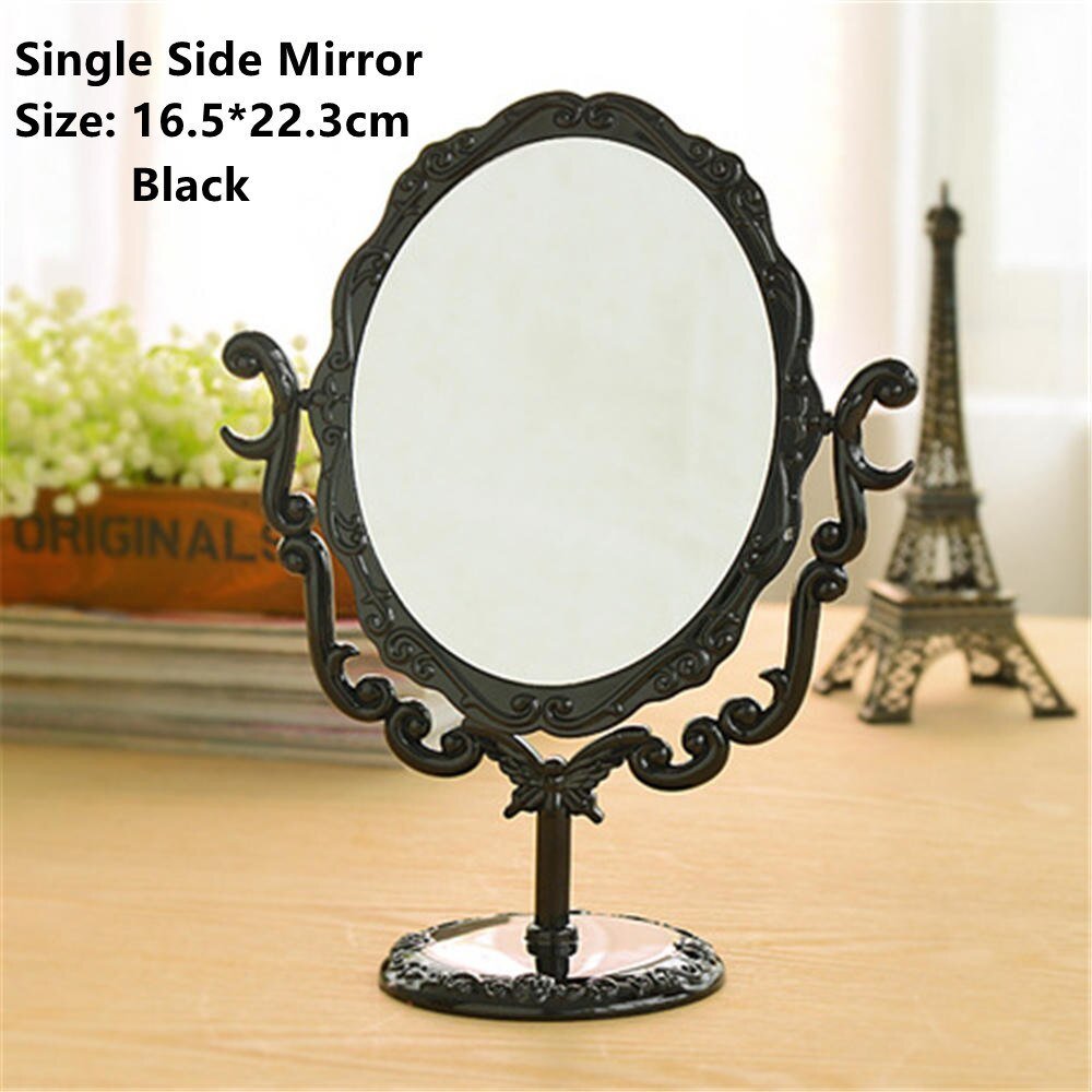 Korean Style Heart Shaped Double Sided Cosmetic Mirror