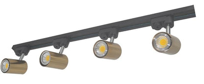 LED Aluminum Ceiling Track Lighting in White/Black/Bronze