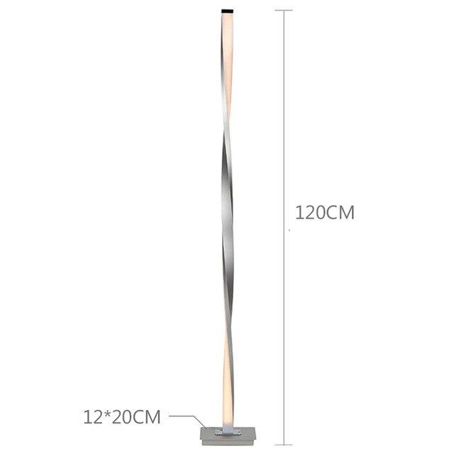 LED Skinny Curl Standing Floor Lamp