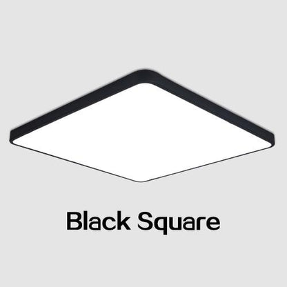 LED UltraThin Black and White Ceiling Light