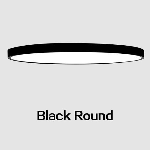 LED UltraThin Black and White Ceiling Light