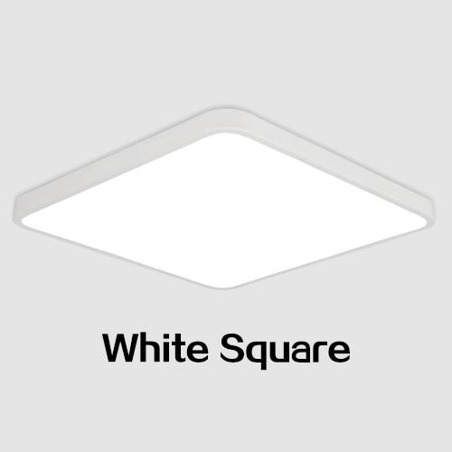 LED UltraThin Black and White Ceiling Light