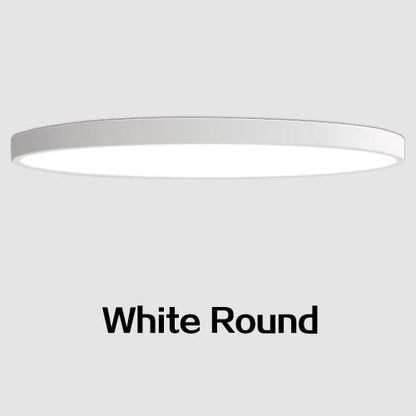 LED UltraThin Black and White Ceiling Light