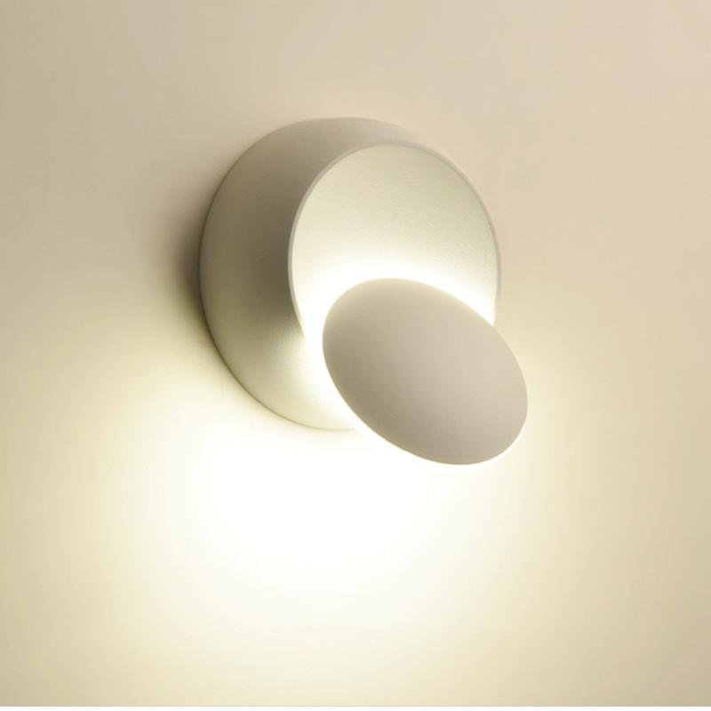 LED Wall Lamp 360 Degree Rotation Adjustable Bedside Sconce