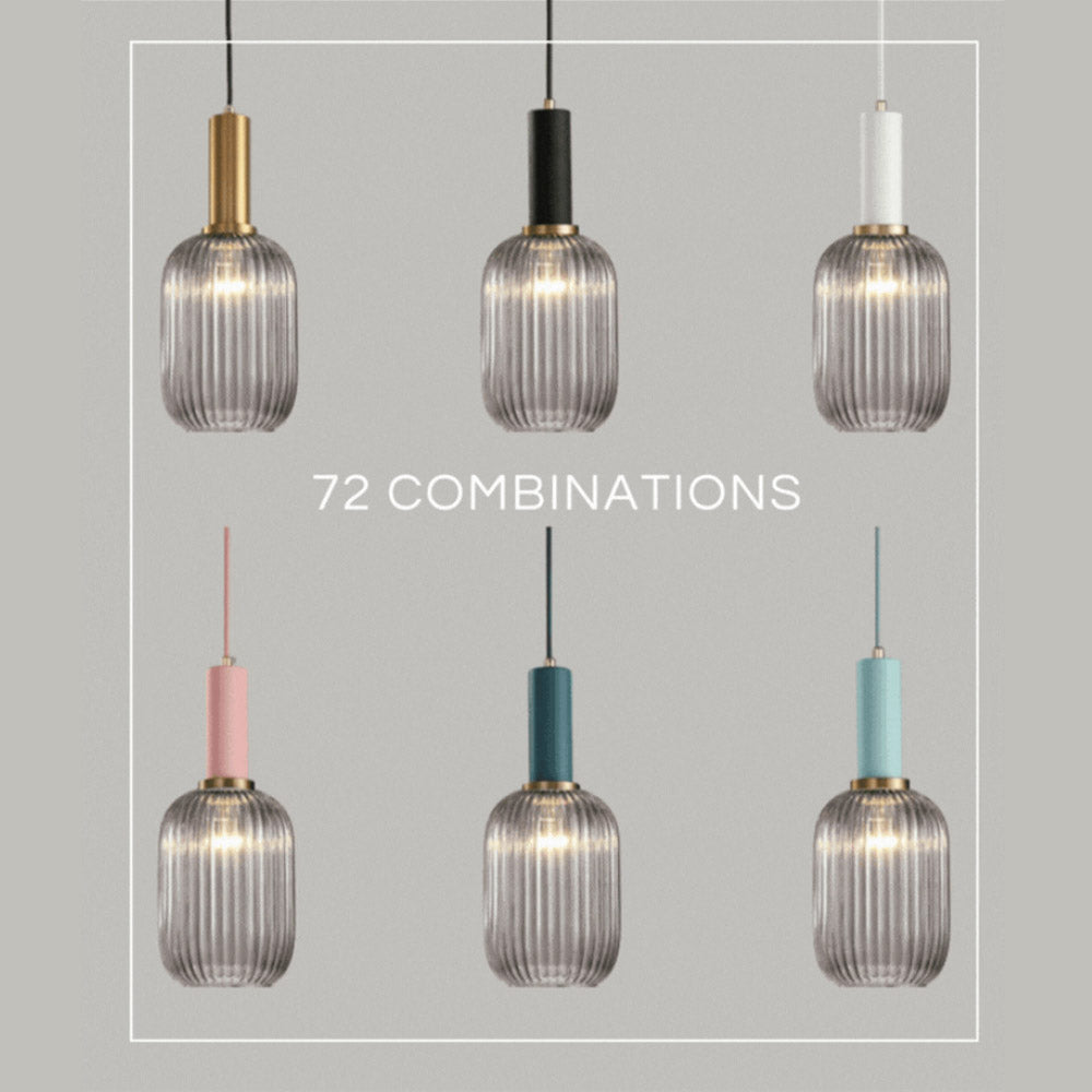 Nordic Fluted Glass Pendant Lights