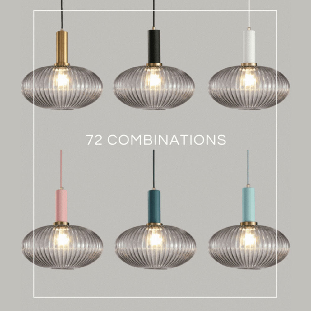 Nordic Fluted Glass Pendant Lights