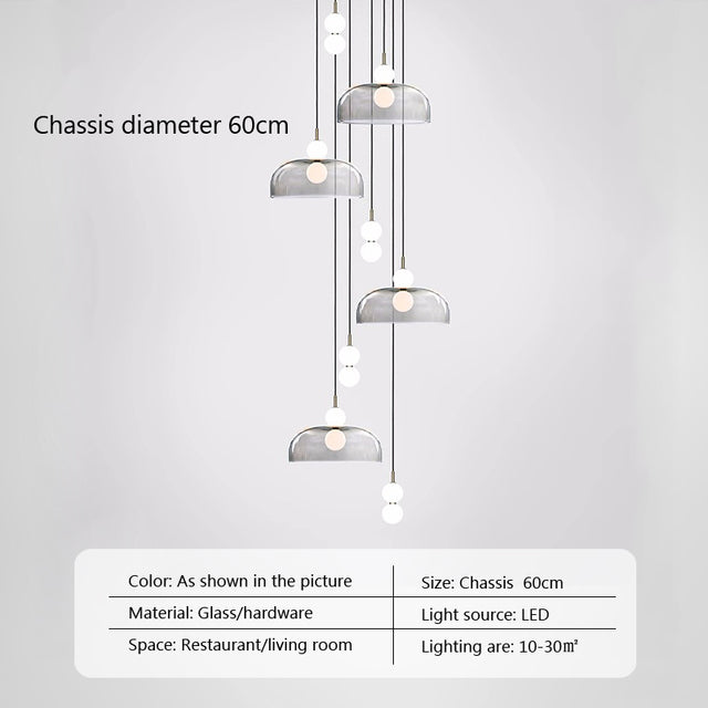 Dawson Glass Ceiling Lamp