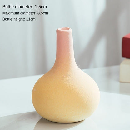 Macaron Coloured Ceramic Decorative Vase