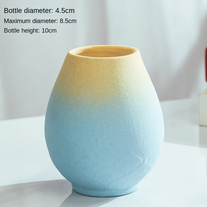 Macaron Coloured Ceramic Decorative Vase