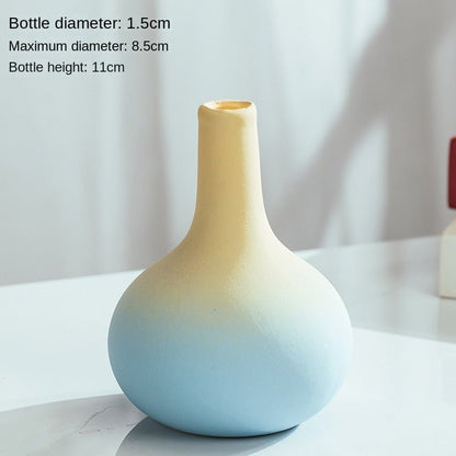 Macaron Coloured Ceramic Decorative Vase