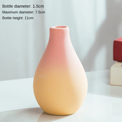 Macaron Coloured Ceramic Decorative Vase