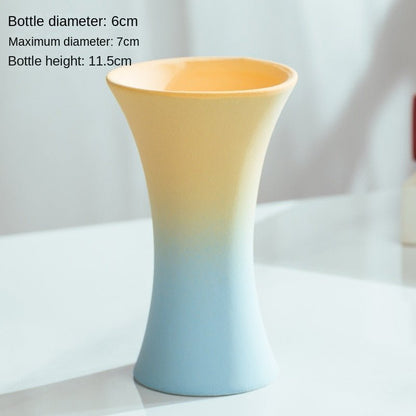 Macaron Coloured Ceramic Decorative Vase