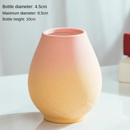 Macaron Coloured Ceramic Decorative Vase