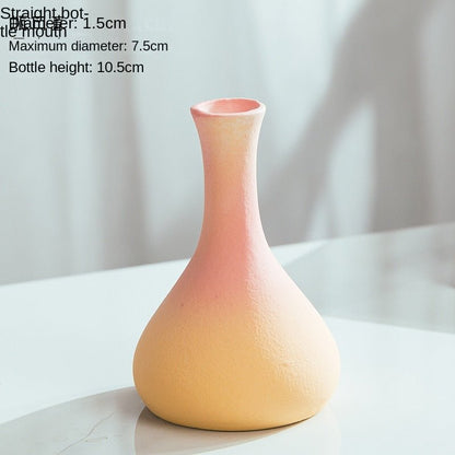 Macaron Coloured Ceramic Decorative Vase