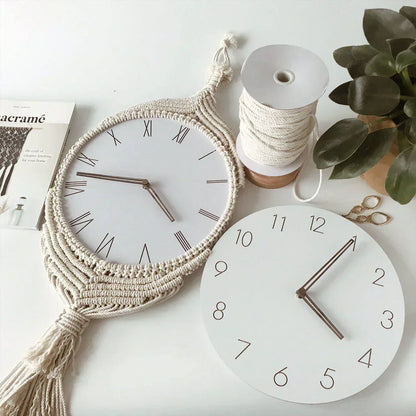 Boheme - Stylish Makramee Wall Clock