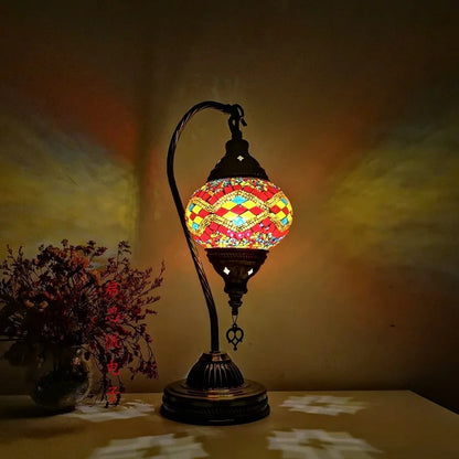 Turkish Mosaic Table Lamp - Handcrafted Elegance for your Interior