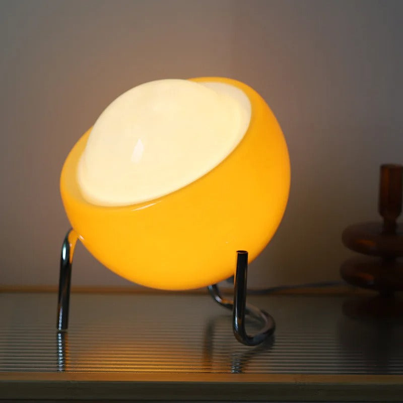 Bauhaus Planet Glass Table Lamp - Creative Lighting for Bedroom and Office