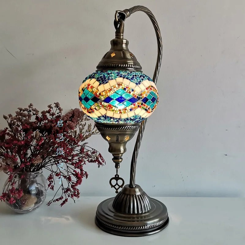 Turkish Mosaic Table Lamp - Handcrafted Elegance for your Interior