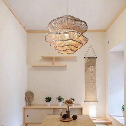 Samaro Rattan Chandelier