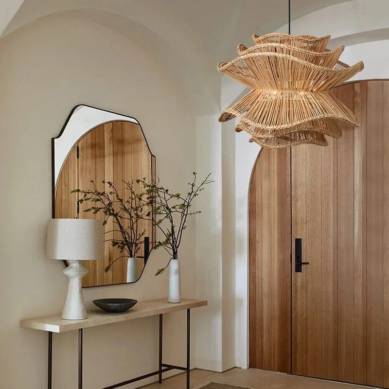 Samaro Rattan Chandelier