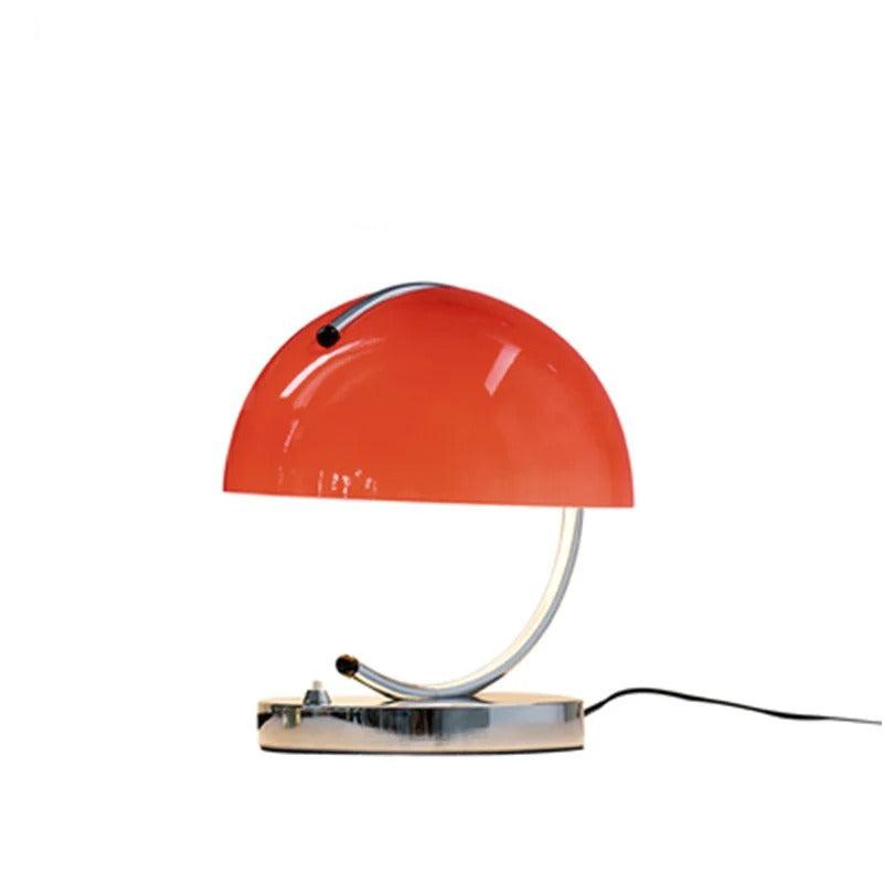 Danish Design Glass Desk Lamp - Modern Mushroom Shaped Lighting