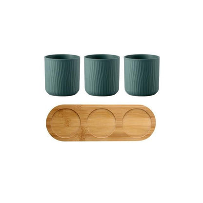 Matte Forest Bathroom Toothbrush Holders