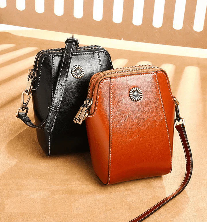 Retro Crossbody Leather Bag™ | Stylish shoulder bag