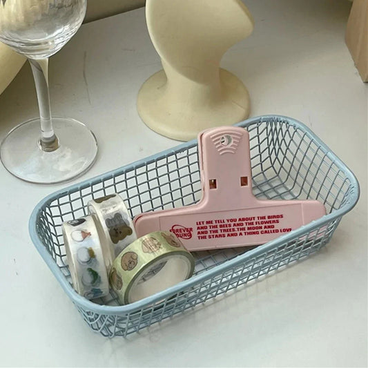 Minimal Metal Storage Basket