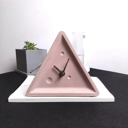 Minimalist Cement Clock