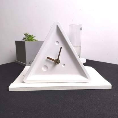 Minimalist Cement Clock