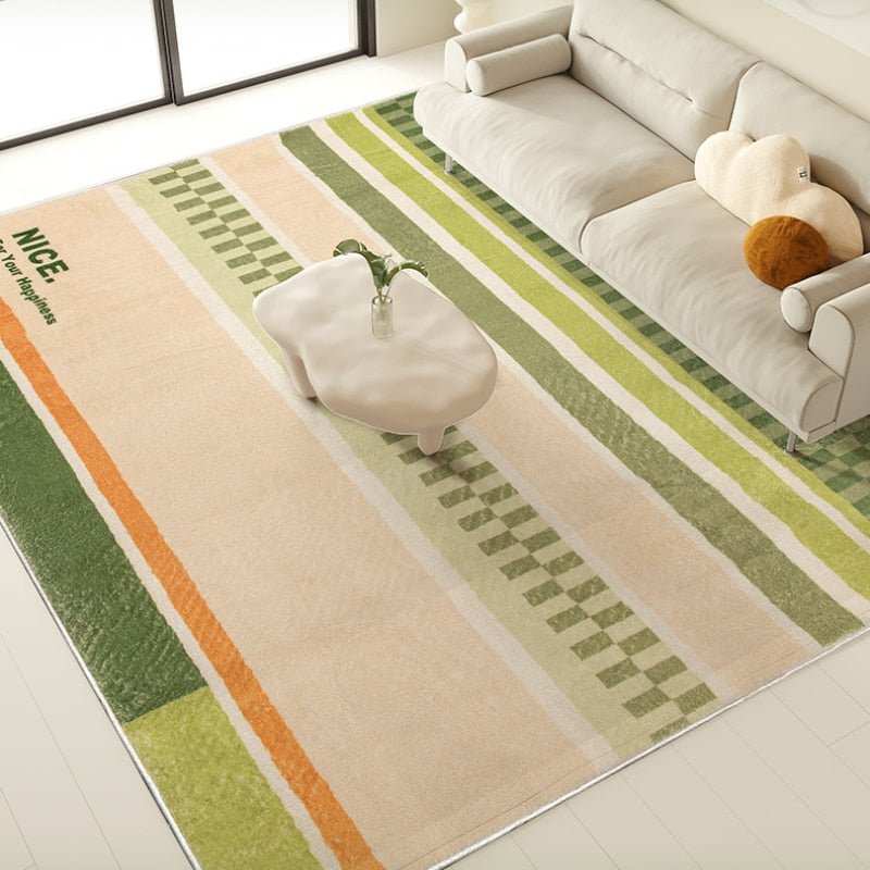 Minimalist Luxury Living Room Printed Rug