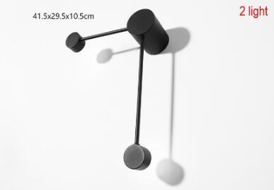 Minimalist Modern Black Wall Sconce Light