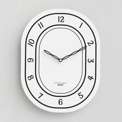 Minimalist White Art Design Wall Clock