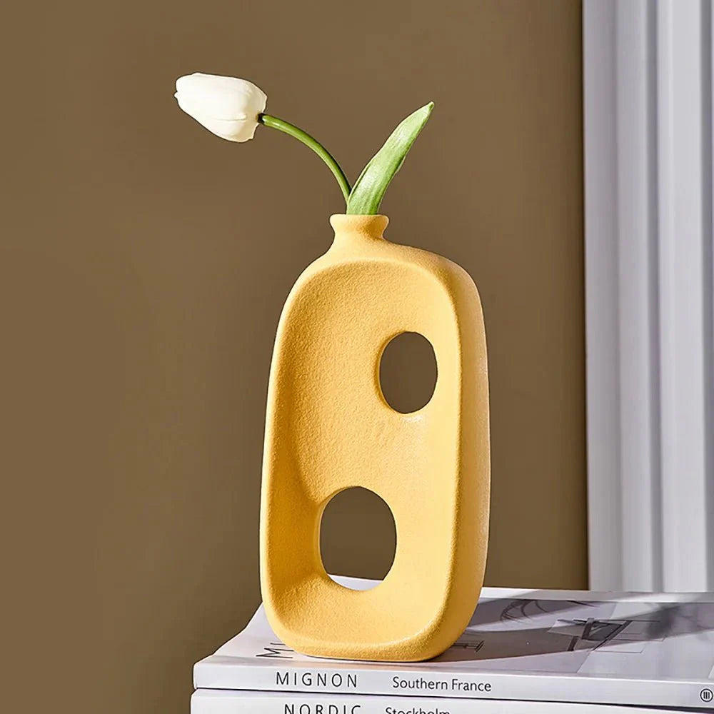 Modern Abstract Hollow Design Vase