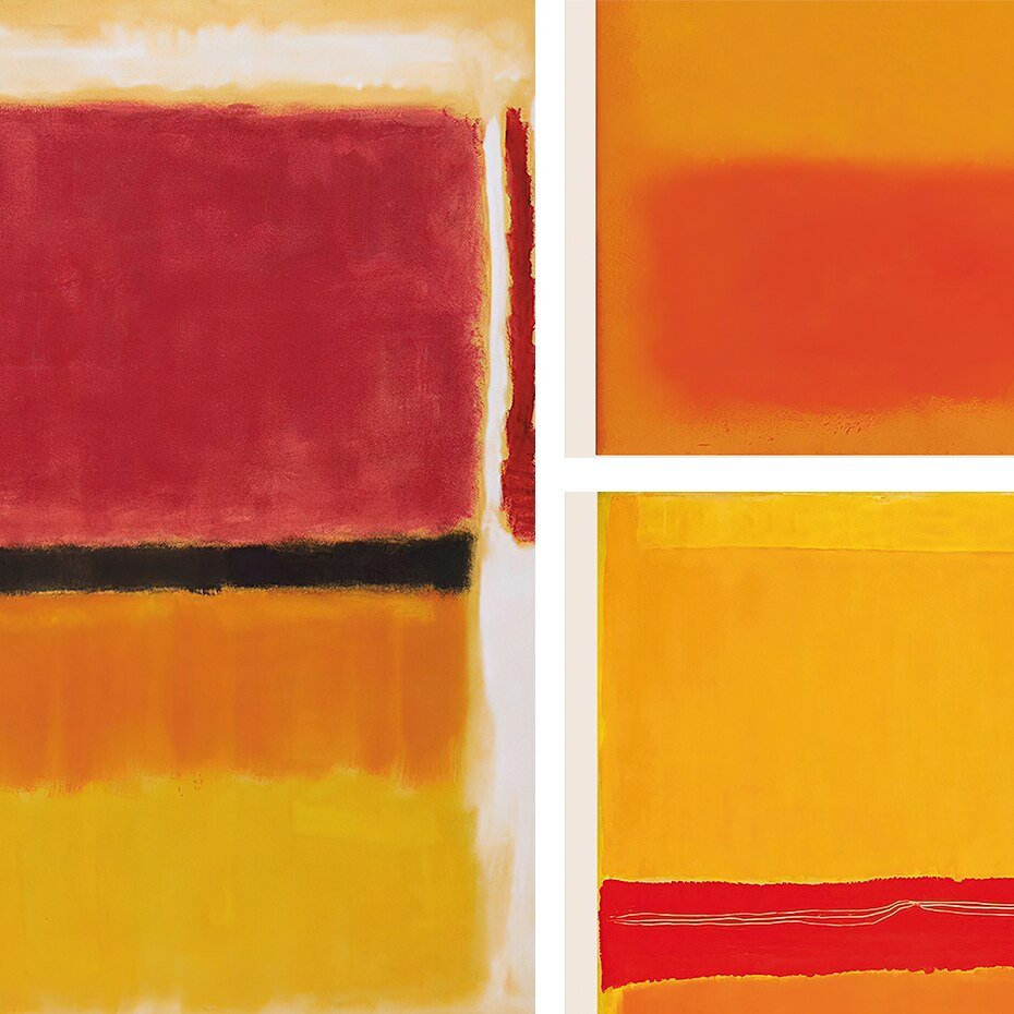 Modern Abstract Rothko Wall Art Posters