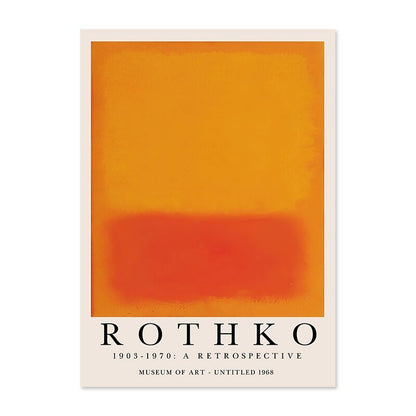 Modern Abstract Rothko Wall Art Posters