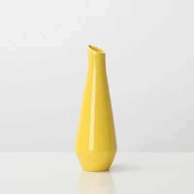 Modern Bright Solid Colour Porcelain Vase