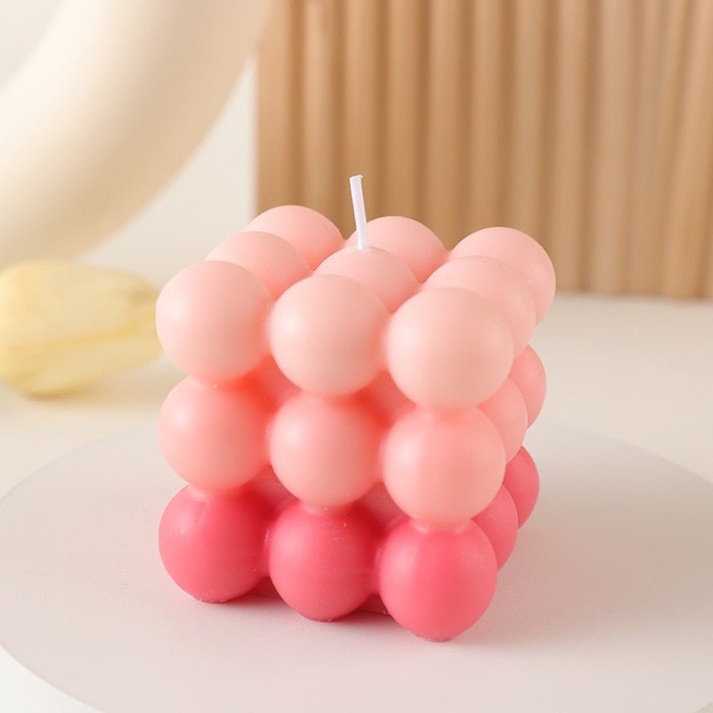 Modern Cube Bubble Decorative Candle