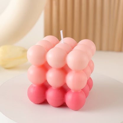 Modern Cube Bubble Decorative Candle