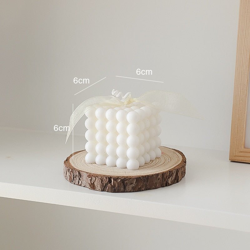 Modern Cube Bubble Decorative Candle