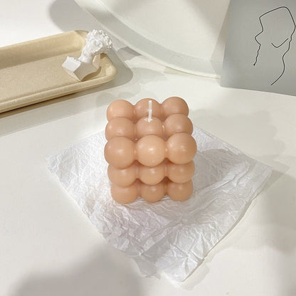 Modern Cube Bubble Decorative Candle