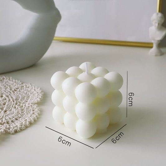 Modern Cube Bubble Decorative Candle