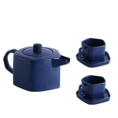 Modern Farmhouse Ceramic Teapot Set