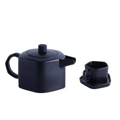 Modern Farmhouse Ceramic Teapot Set