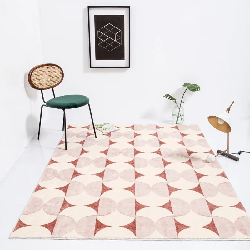 Modern Geometric Living Room Carpet